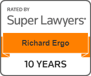 Rated by Super Lawyers | Richard Ergo | 10 years
